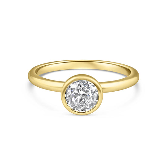 1.22 CT Elongated Cushion Solitaire Moissanite Engagement Ring