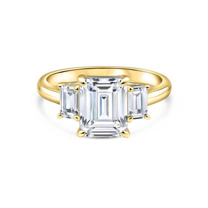 1.22 CT Elongated Cushion Solitaire Moissanite Engagement Ring