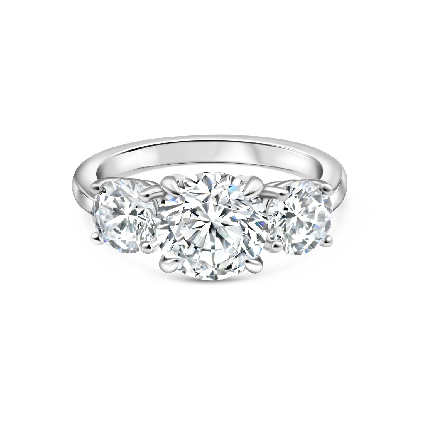 1.22 CT Elongated Cushion Solitaire Moissanite Engagement Ring