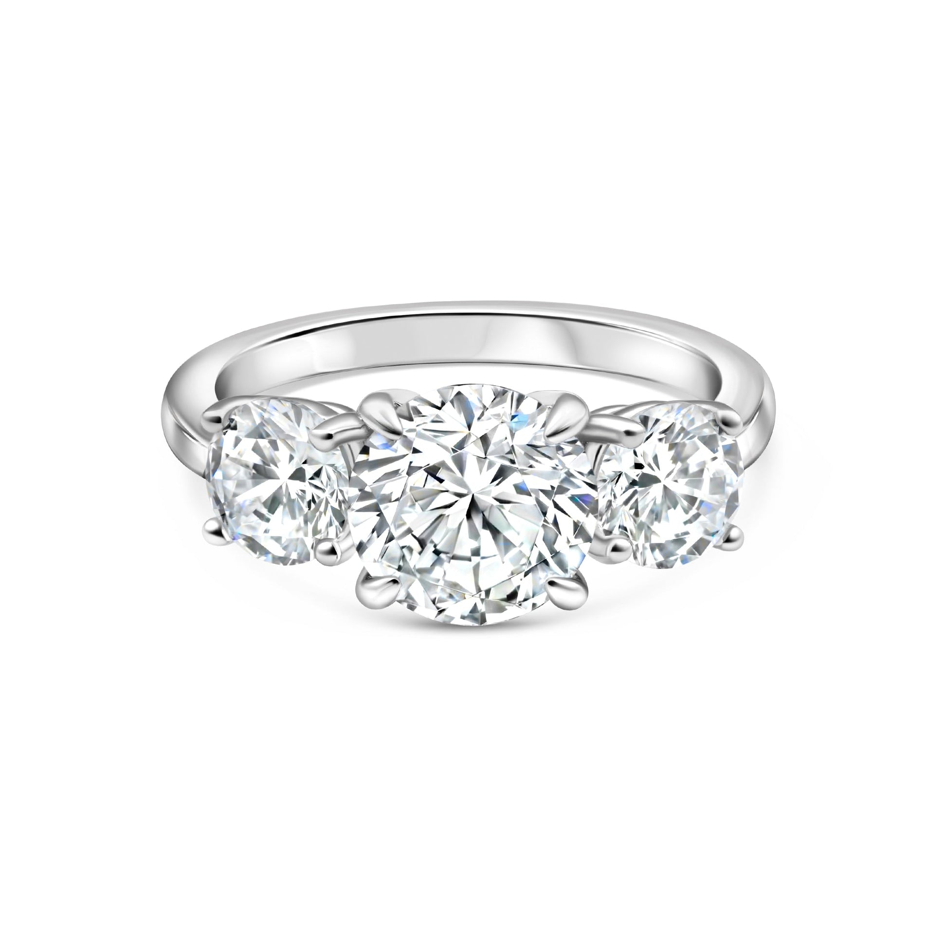1.22 CT Elongated Cushion Solitaire Moissanite Engagement Ring