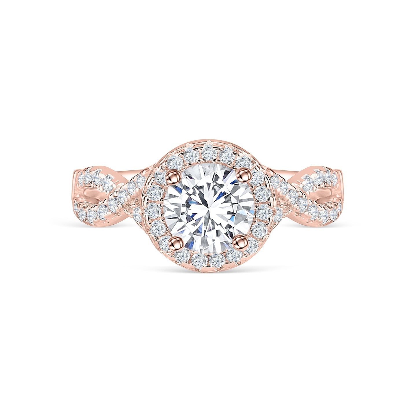 1.22 CT Elongated Cushion Solitaire Moissanite Engagement Ring