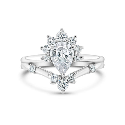 1.22 CT Elongated Cushion Solitaire Moissanite Engagement Ring