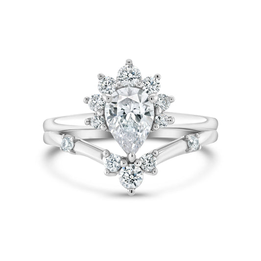 1.22 CT Elongated Cushion Solitaire Moissanite Engagement Ring