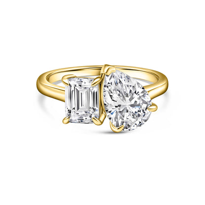 1.22 CT Elongated Cushion Solitaire Moissanite Engagement Ring