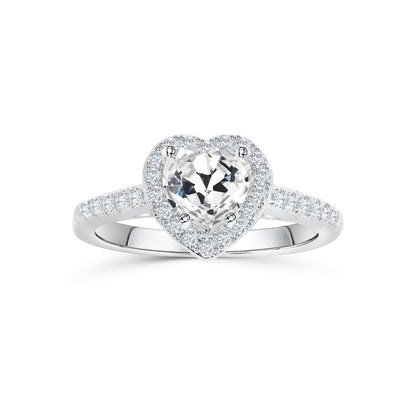 1.22 CT Elongated Cushion Solitaire Moissanite Engagement Ring