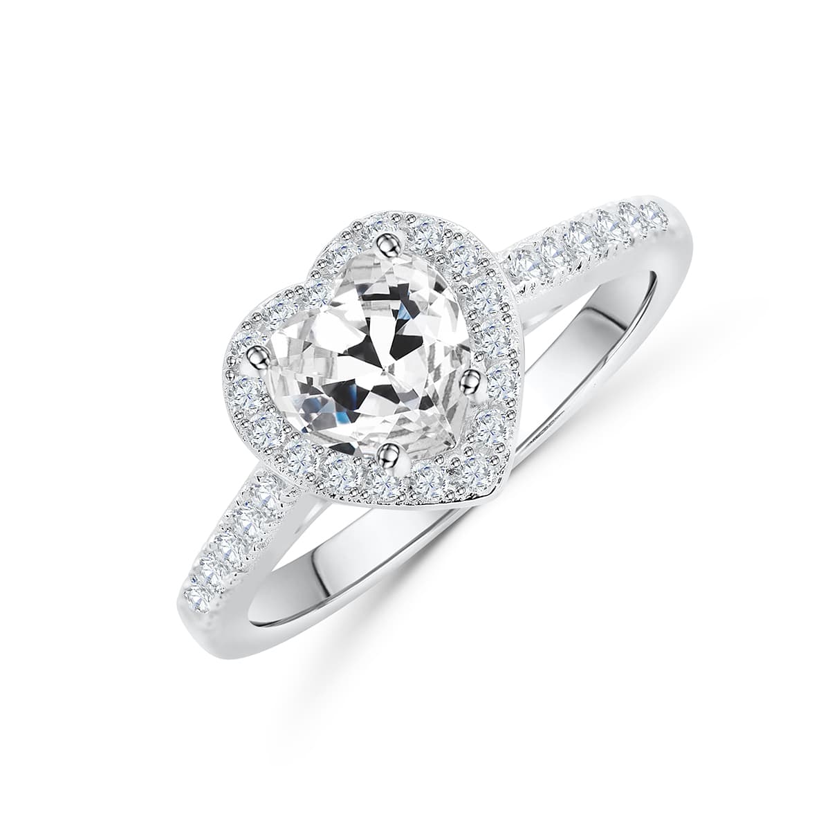 1.22 CT Elongated Cushion Solitaire Moissanite Engagement Ring