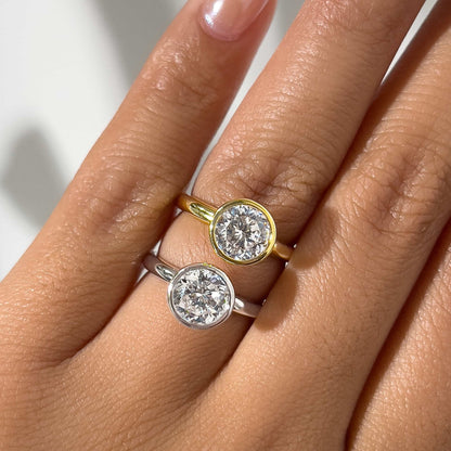 1.22 CT Elongated Cushion Solitaire Moissanite Engagement Ring
