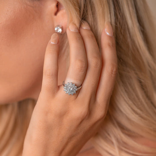 1.22 CT Elongated Cushion Solitaire Moissanite Engagement Ring