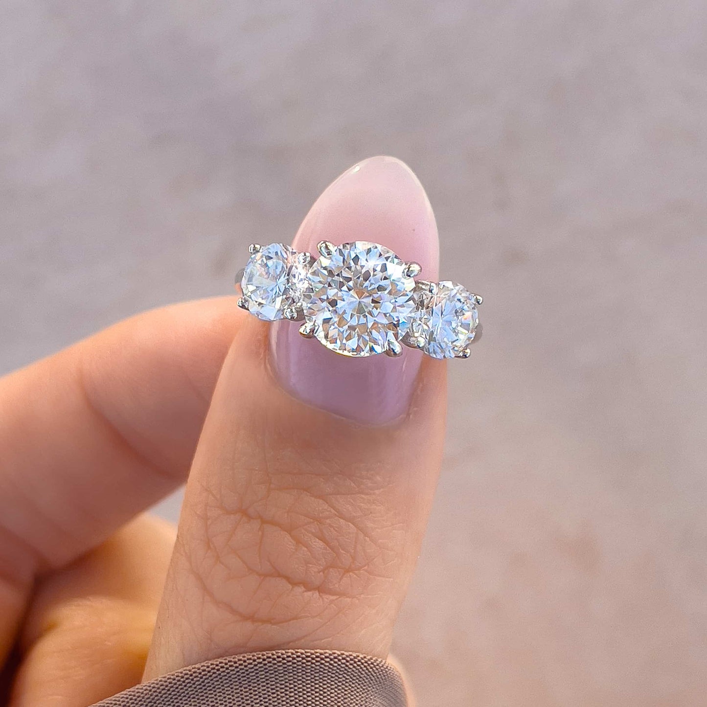1.22 CT Elongated Cushion Solitaire Moissanite Engagement Ring