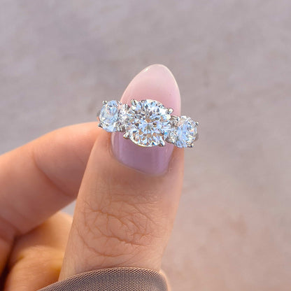 1.22 CT Elongated Cushion Solitaire Moissanite Engagement Ring