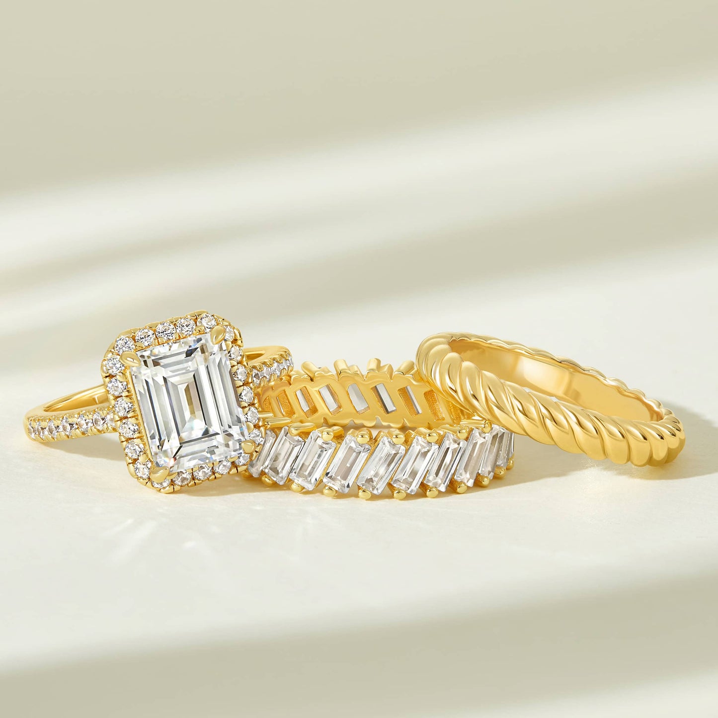 1.22 CT Elongated Cushion Solitaire Moissanite Engagement Ring