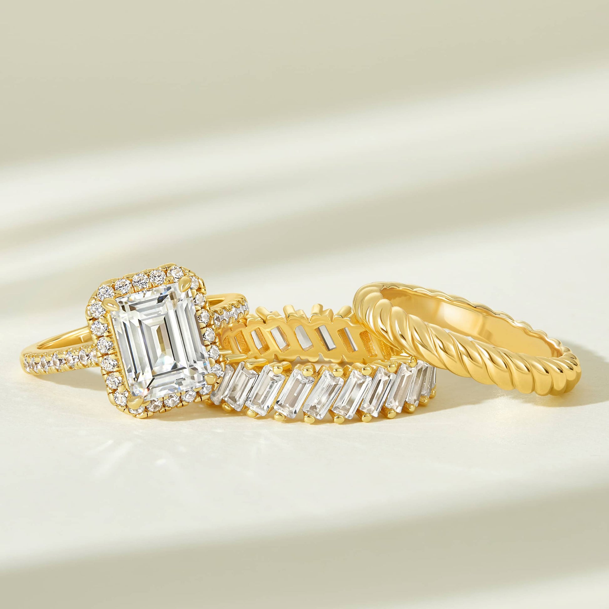 1.22 CT Elongated Cushion Solitaire Moissanite Engagement Ring