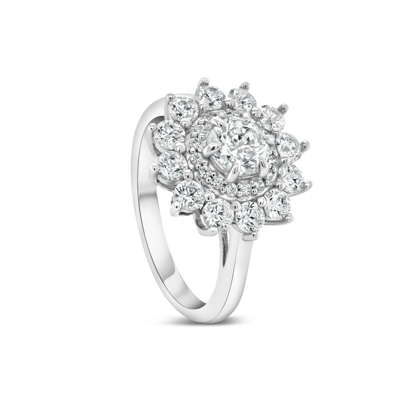 1.22 CT Elongated Cushion Solitaire Moissanite Engagement Ring