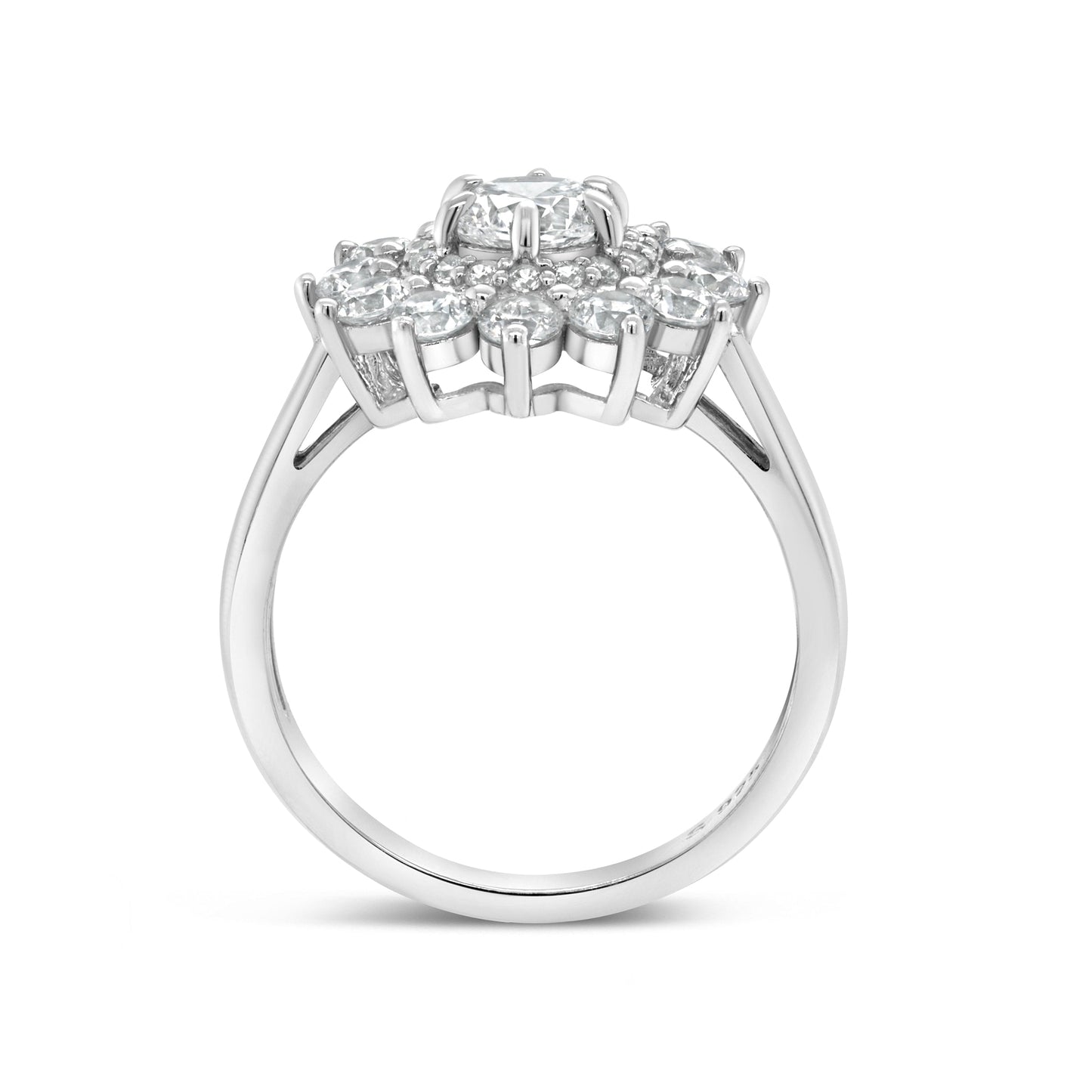 1.22 CT Elongated Cushion Solitaire Moissanite Engagement Ring