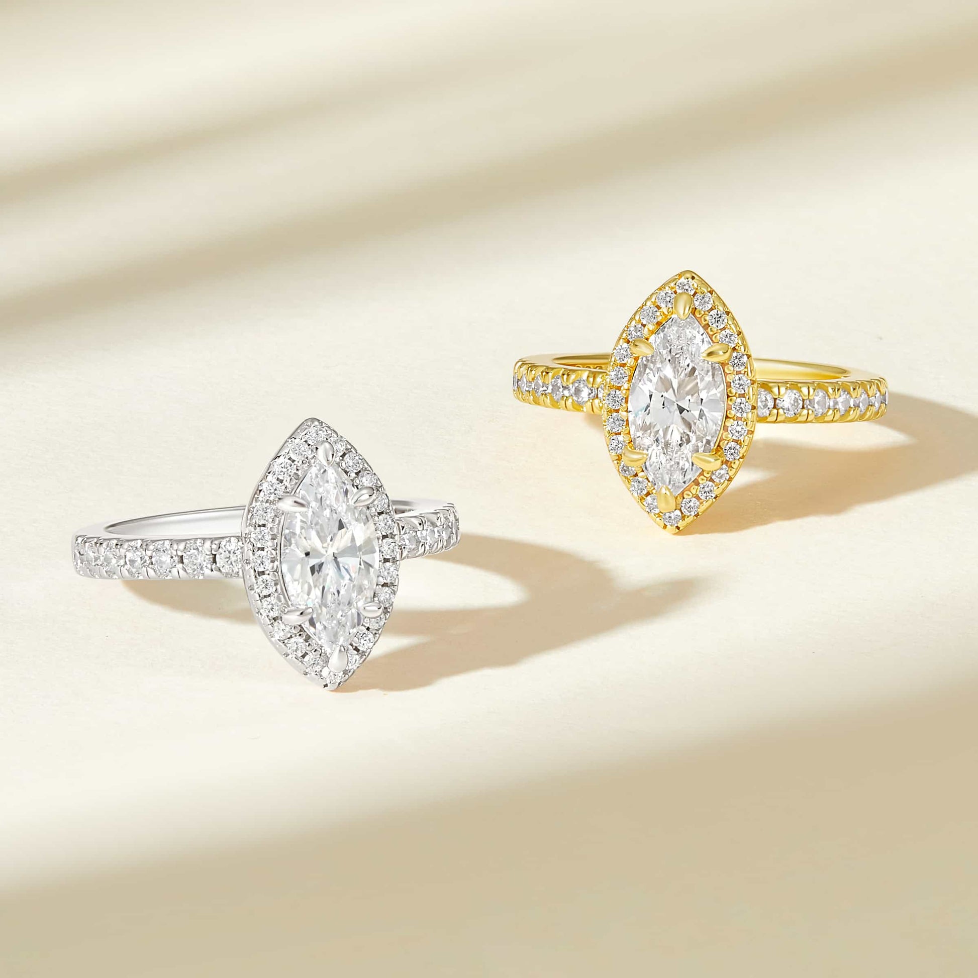 1.22 CT Elongated Cushion Solitaire Moissanite Engagement Ring