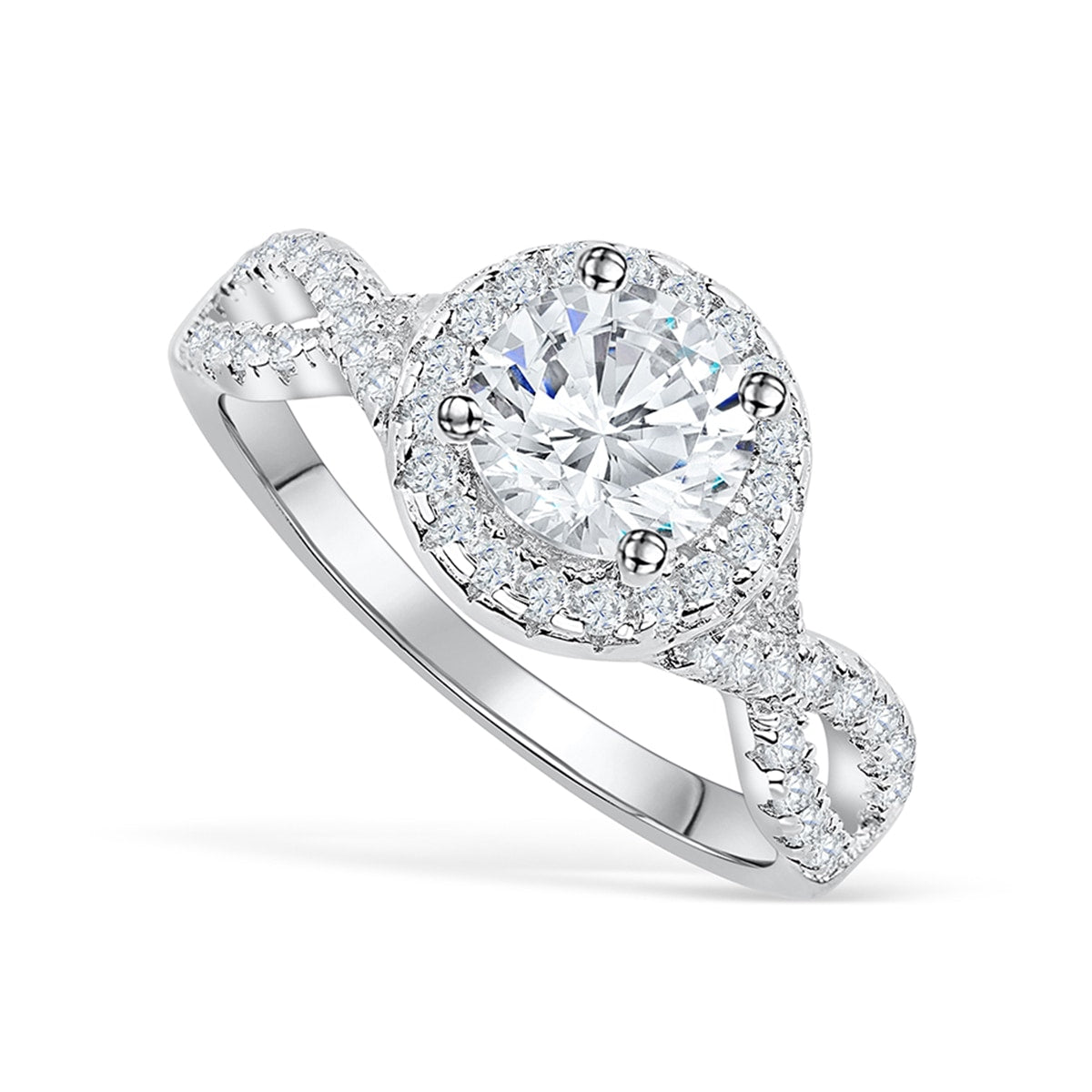 1.22 CT Elongated Cushion Solitaire Moissanite Engagement Ring