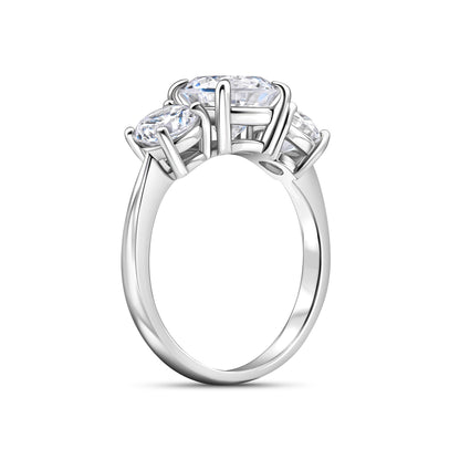 1.22 CT Elongated Cushion Solitaire Moissanite Engagement Ring