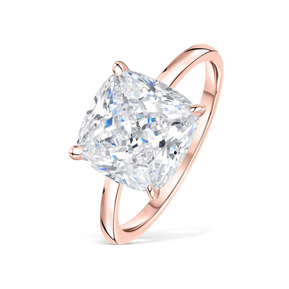 1.22 CT Elongated Cushion Solitaire Moissanite Engagement Ring