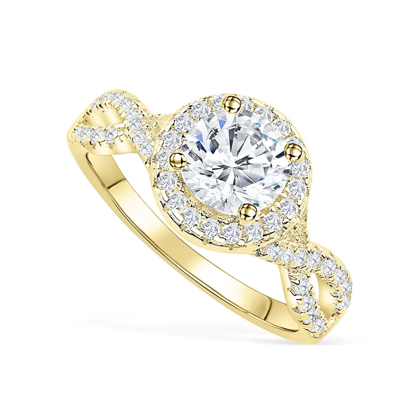 1.22 CT Elongated Cushion Solitaire Moissanite Engagement Ring