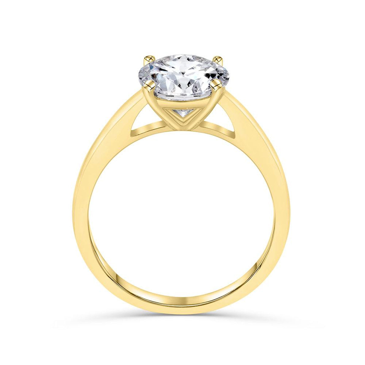 1.22 CT Elongated Cushion Solitaire Moissanite Engagement Ring