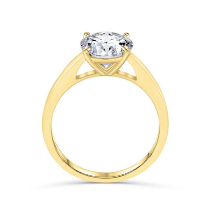 1.22 CT Elongated Cushion Solitaire Moissanite Engagement Ring