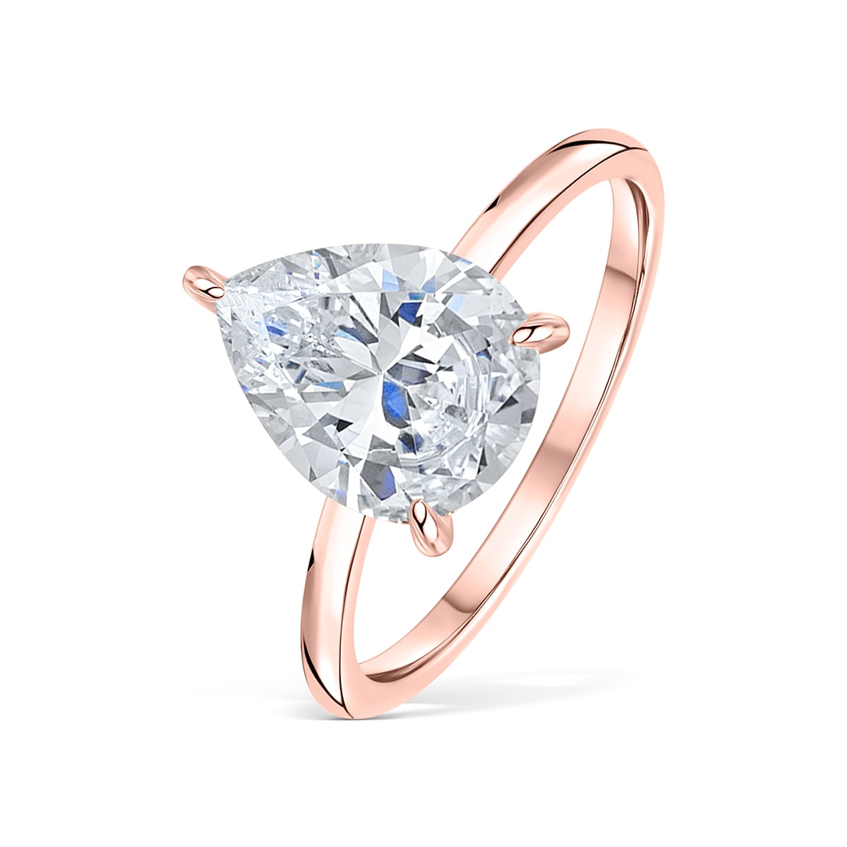 1.22 CT Elongated Cushion Solitaire Moissanite Engagement Ring