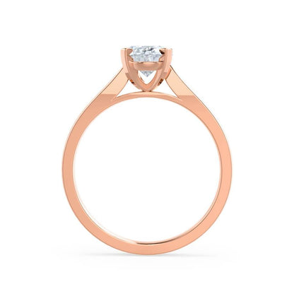 1.2 CT Round Solitaire Moissanite Engagement Ring