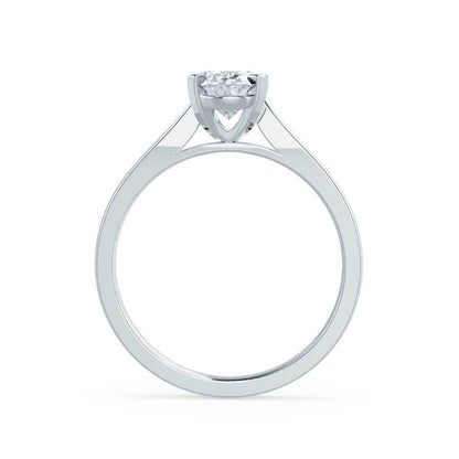 1.2 CT Round Solitaire Moissanite Engagement Ring