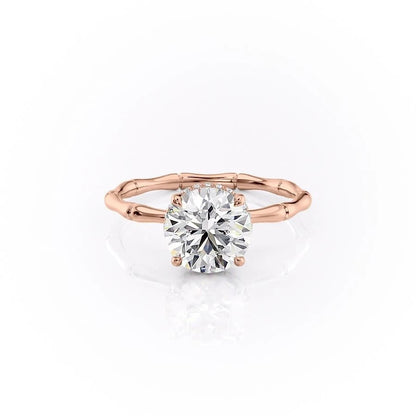 1.60 CT Round Cut Solitaire Style Moissanite Engagement Ring 12