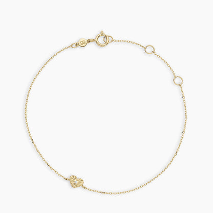 0.04 TCW Round Moissanite Vintage Heart Bracelet
