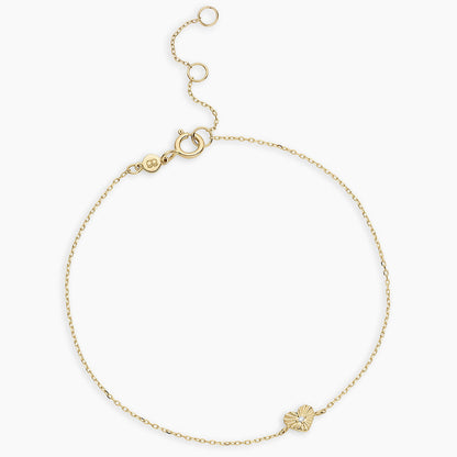 0.04 TCW Round Moissanite Vintage Heart Bracelet