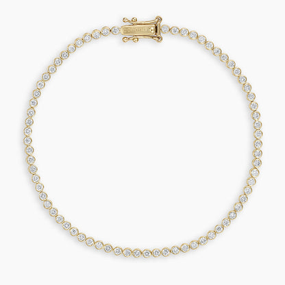 0.85 TCW Round Moissanite Tennis Bracelet