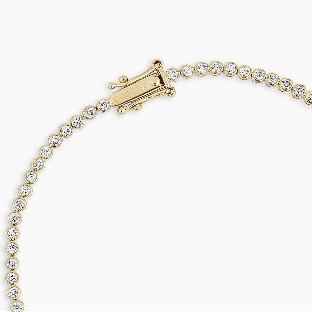 0.85 TCW Round Moissanite Tennis Bracelet