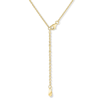 1.25 CT Round Shaped Moissanite Necklace In Halo Design