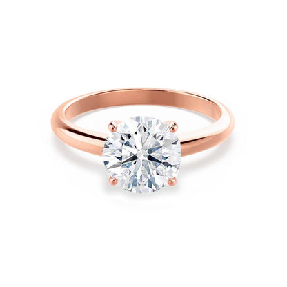 1.2 CT Round Solitaire Moissanite Engagement Ring