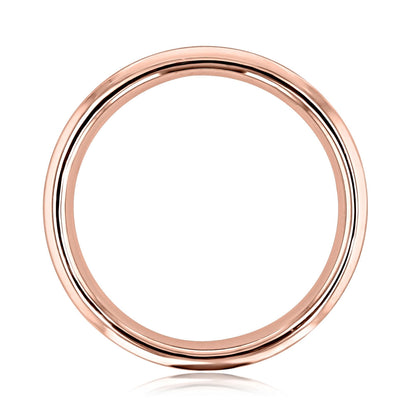 0.5 TCW Round Moissanite Channel Setting Men's Wedding Band