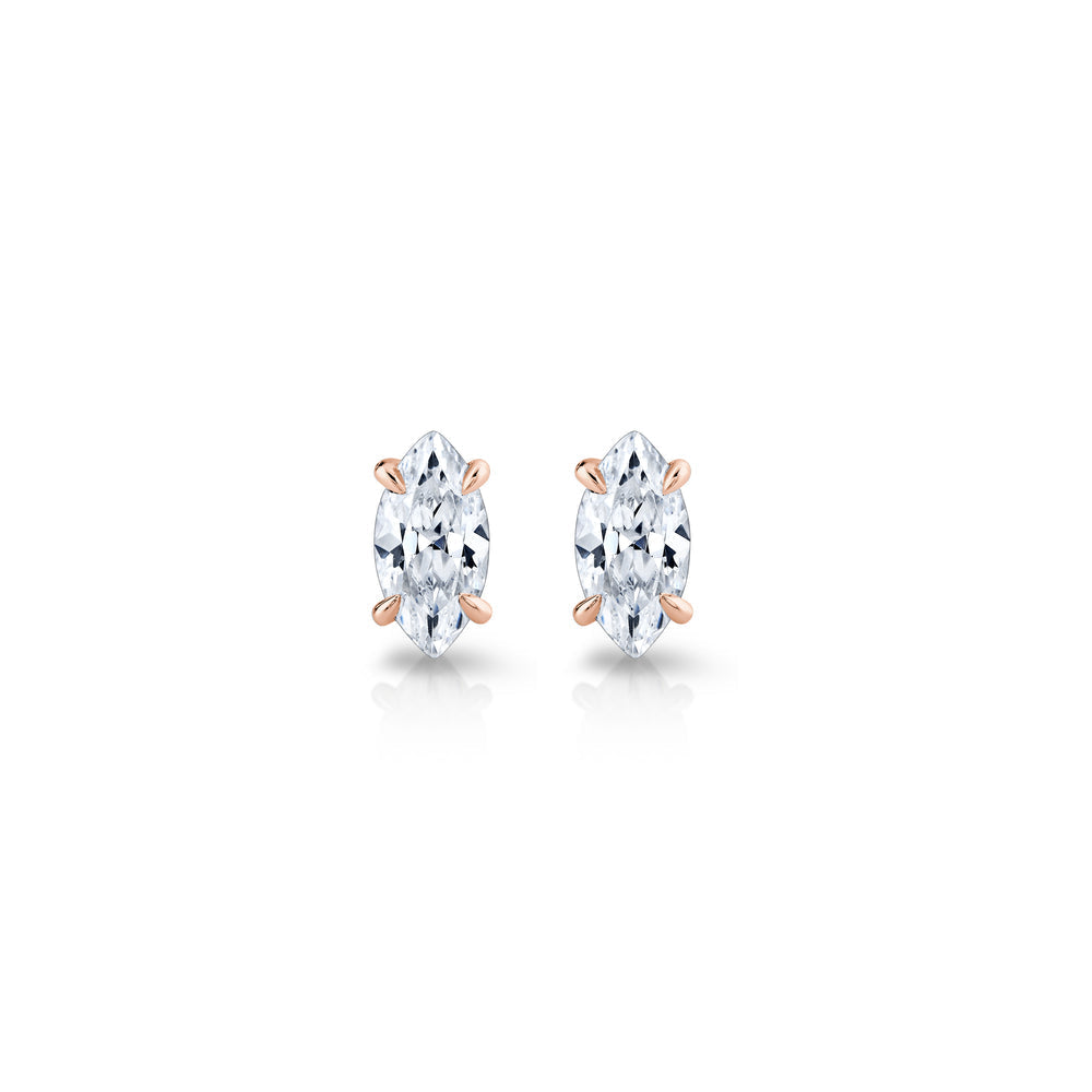 1.12 TCW Marquise Moissanite Studs Earrings