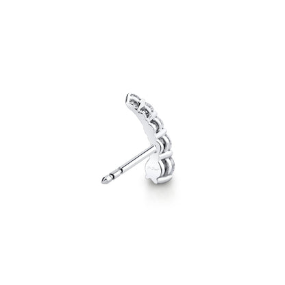 0.5 TCW Round Moissanite Stud Earrings