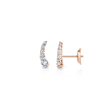0.5 TCW Round Moissanite Stud Earrings