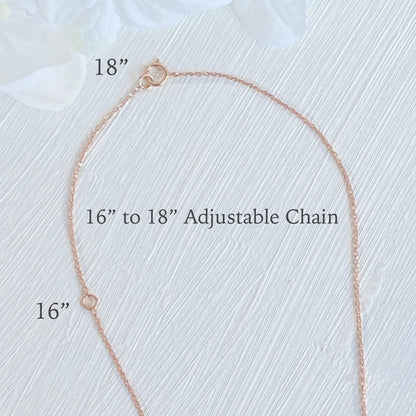 0.35 TCW Round Moissanite Multi Stone Necklace