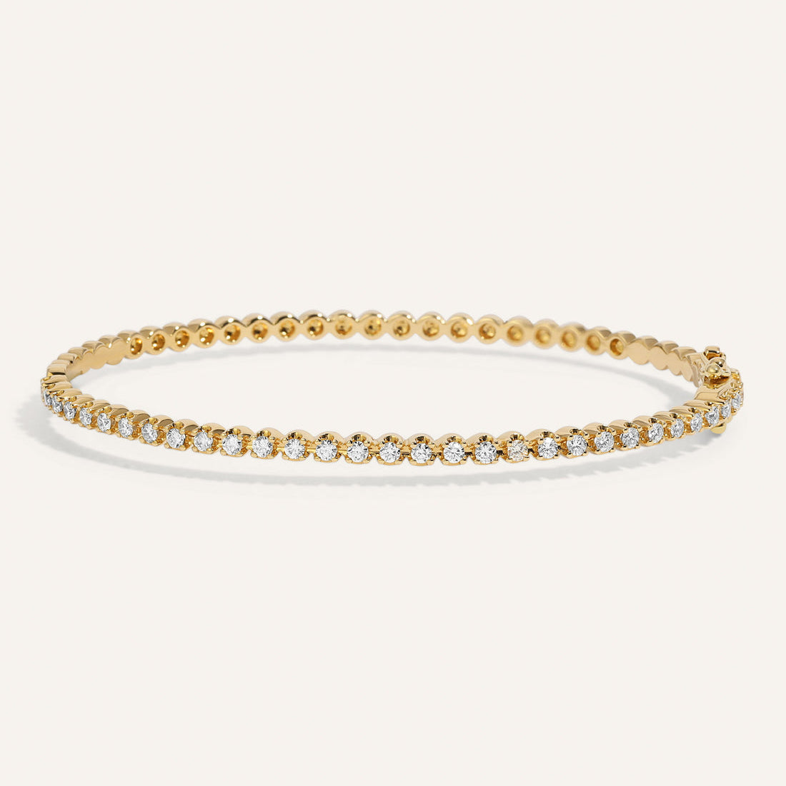 0.67 TCW Round Moissanite Tennis Bracelet