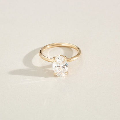 2 CT Emerald Pave Moissanite Engagement Ring