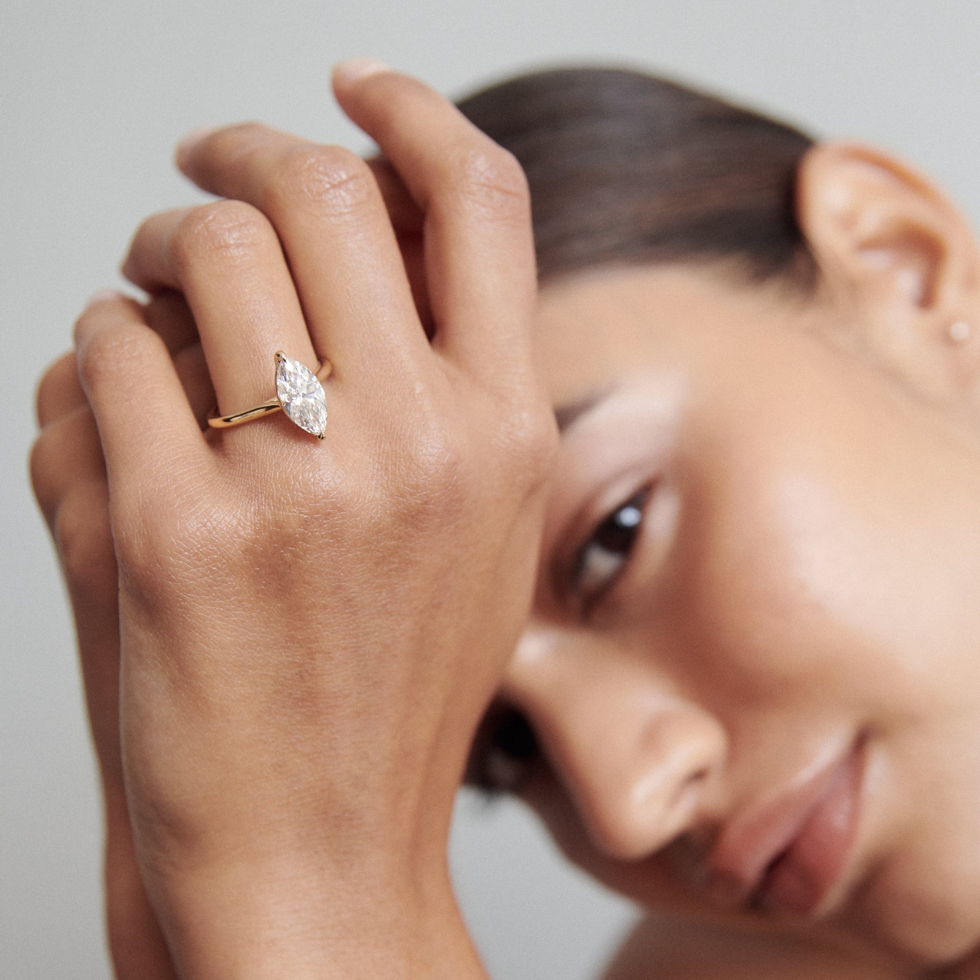 2 CT Emerald Pave Moissanite Engagement Ring