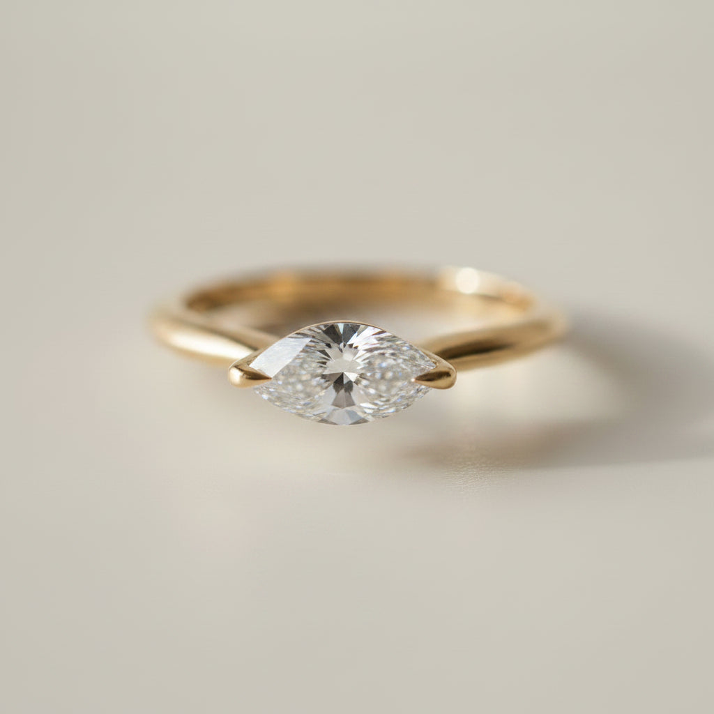 2 CT Emerald Pave Moissanite Engagement Ring