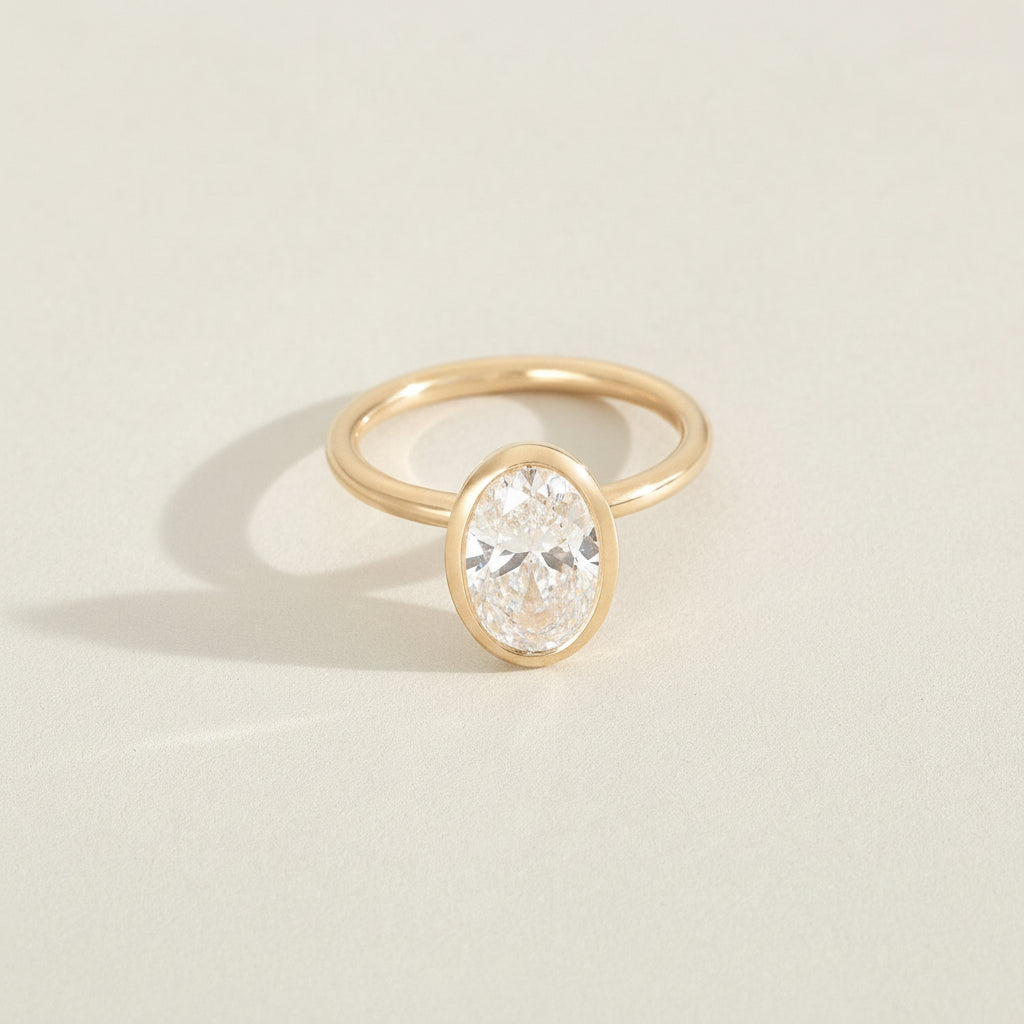 2 CT Emerald Pave Moissanite Engagement Ring