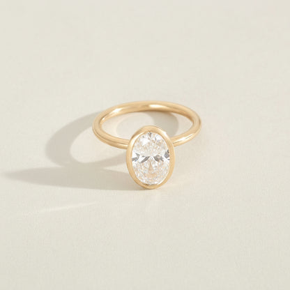 2 CT Emerald Pave Moissanite Engagement Ring