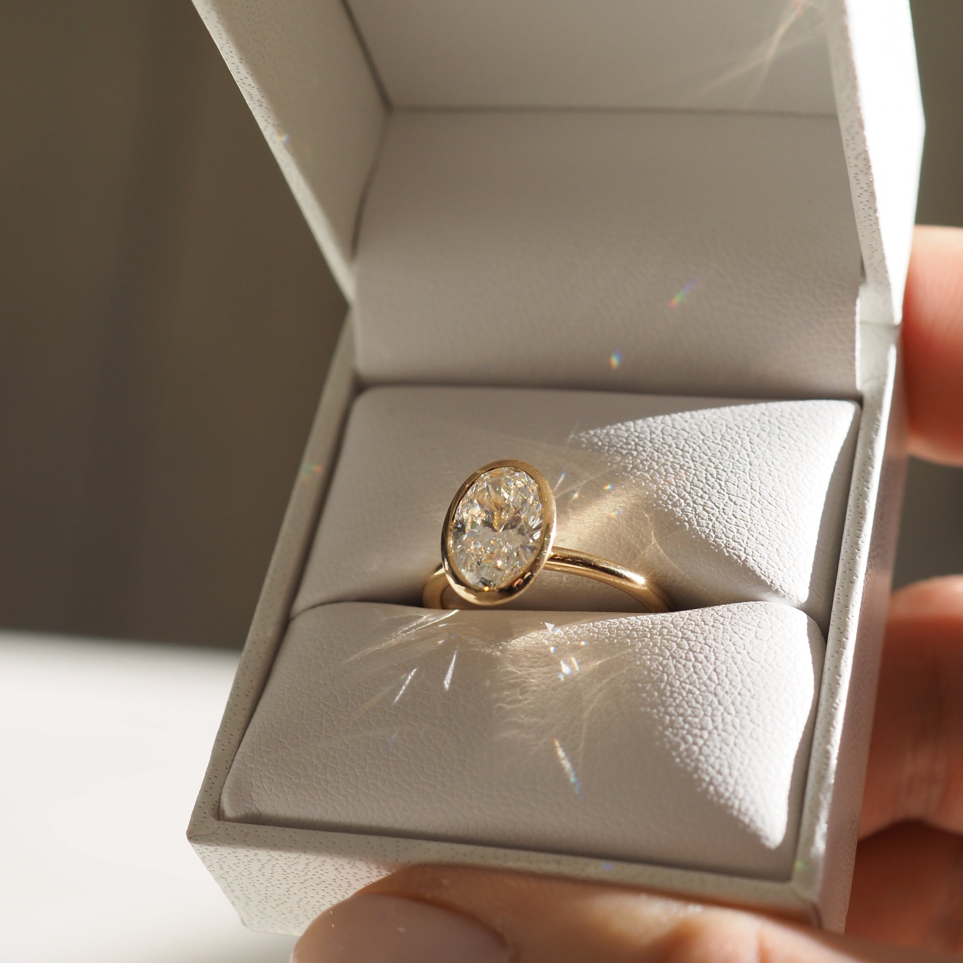 2 CT Emerald Pave Moissanite Engagement Ring