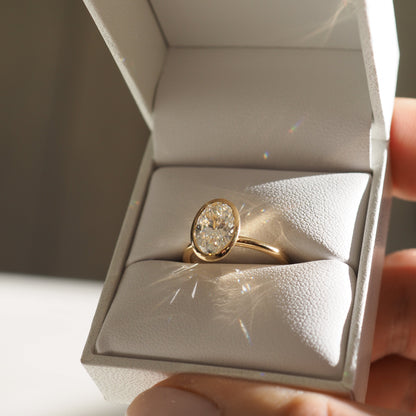 2 CT Emerald Pave Moissanite Engagement Ring