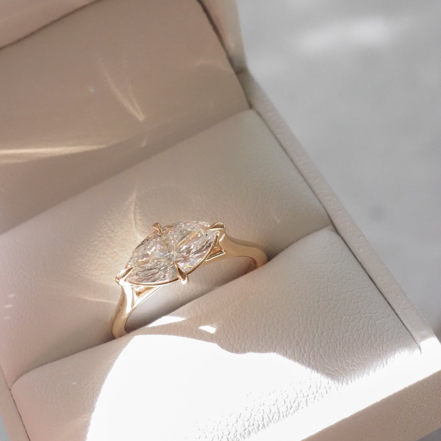2 CT Emerald Pave Moissanite Engagement Ring