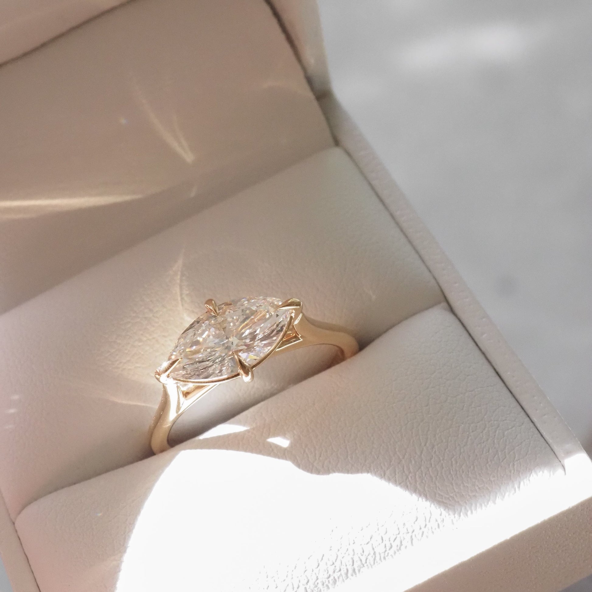 2 CT Emerald Pave Moissanite Engagement Ring